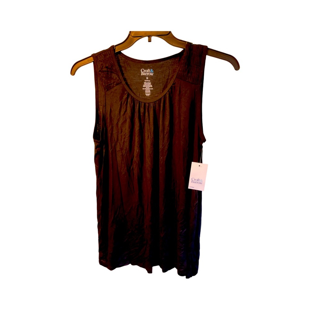 NWT | BLACK SLEEPWEAR BY CROFT & BARROW | SIZE M
